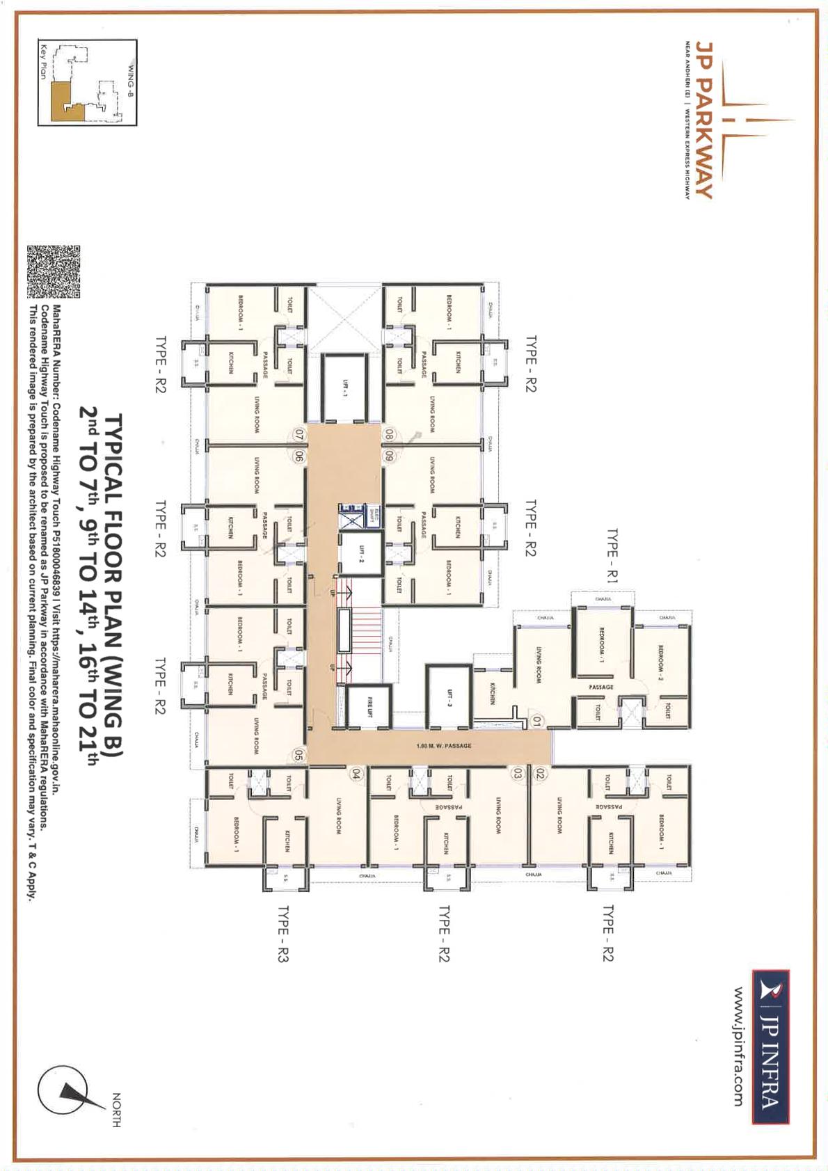 B Wing Plan